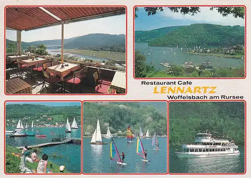 3901 - Deutschland - Simmerath Woffelsbach am Rursee , Restaurant Cafe Pension Lennartz - nicht gelaufen