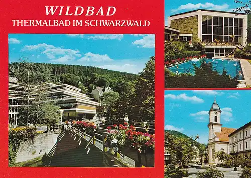 3917 - Deutschland - Wildbad , Thermalbad im Schwarzwald - nicht gelaufen