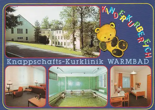 3925 - Deutschland - Geringswalde , Ortsteil Warmbad , Knappschafts Kurklinik , Wolkenstein - gelaufen