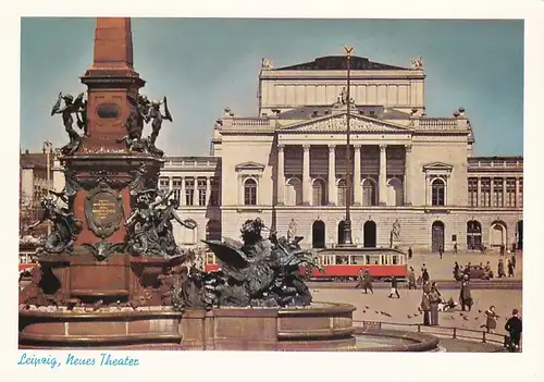 3961 - Deutschland - Leipzig , Neues Theater , Leipzig um 1935 - nicht gelaufen 1990
