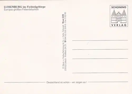 3969 - Deutschland - Luisenburg im Fichtelgebirge , Felsenlybyrinth , Haberstein , Luisenburgkreuz , Felssturz , Mariannenhöhe - nicht gelaufen