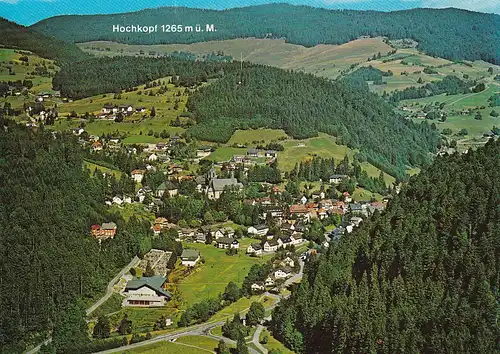 3993 - Deutschland - Todtmoos im südlichen Schwarzwald , Hochkopf , Panorama - nicht gelaufen