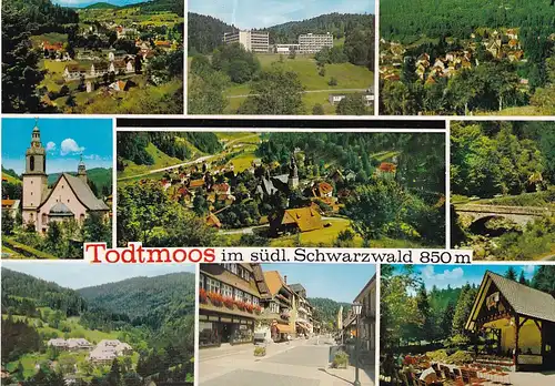 3999 - Deutschland - Todtmoos im südlichen Schwarzwald , Mehrbildkarte - nicht gelaufen
