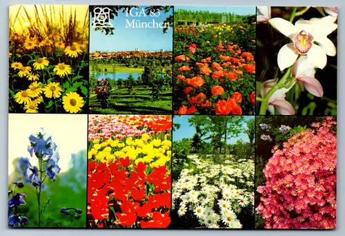 4007 - München , IGA 1983 , Internationale Gartenbauausstellung - gelaufen 1983