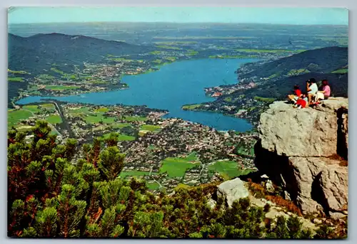 4011 - Wallberggipfelfelsen , Tegernsee , Rottach , Bad Wiessee - gelaufen 1974