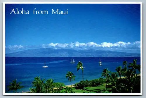 4016 - Hawaii , Maui , Kaanapali Beach - gelaufen 1992