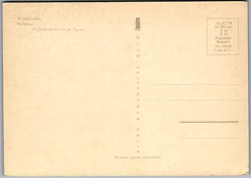 4106 - Warszawa , Barbakan - nicht gelaufen