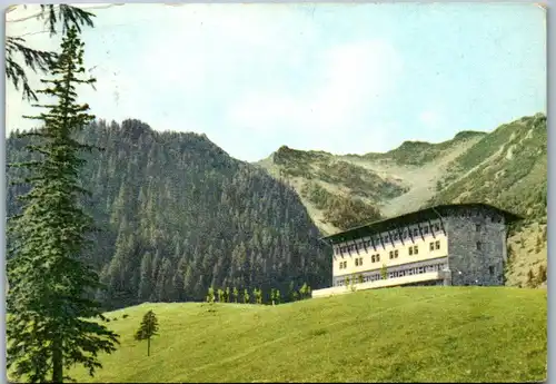 4122 - Tatry Zachodnie , Schronisko PTTK na Kalatowkach , w glebi Kalacki Uplaz i Kalacka Turnia - gelaufen