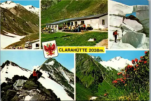 4160 - Tirol , Prägraten , Clarahütte mit Röthspitze - gelaufen