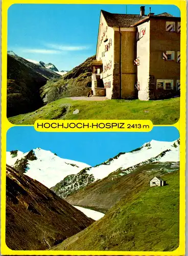 4164 - Tirol , Hochjoch Hospiz , Weisskugel , Finailspitze , Langtauferer Spitze , Hintereisspitzen , Ötztaler Alpen - nicht gelaufen