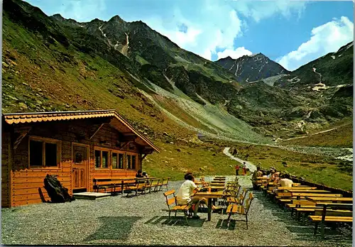 4168 - Tirol , Gletscherstube am Fuße des Mittelbergferners , Pitztal - nicht gelaufen