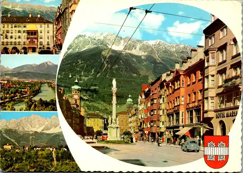 4172 - Tirol , Alpenstadt , Innsbruck - gelaufen