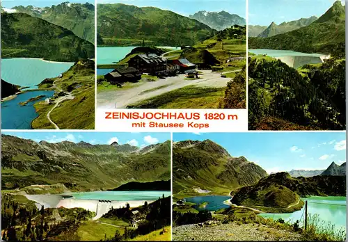 4178 - Tirol , Zeinisjochhaus mit Stausee Kops - nicht gelaufen