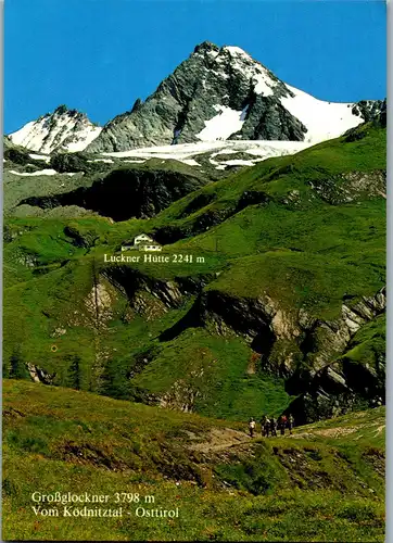 4180 - Tirol , Großglockner vom Ködnitztal - gelaufen 1985