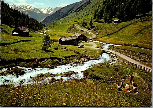 4183 - Tirol , Niederthai bei Umhausen , Alpengasthof Larstighof - nicht gelaufen