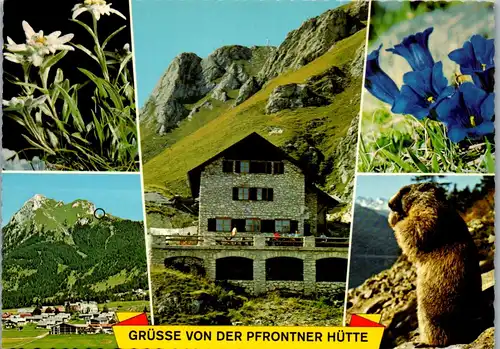 4221 - Tirol , Pfrontnerhütte mit Aggenstein , Grän im Tannheimertal - nicht gelaufen