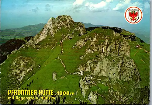 4222 - Tirol , Pfrontnerhütte mit Aggenstein , Grän im Tannheimertal - gelaufen 1977