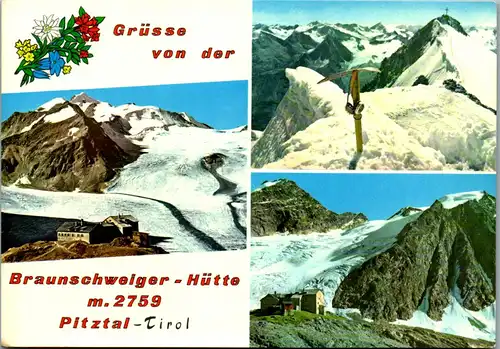 4231 - Tirol , Braunschweiger Hütte , Pitztal - nicht gelaufen