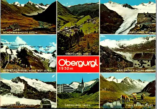 4248 - Tirol , Obergurgl , Schönwieshütte , Gletscherhäusl Hohe Mut , Ramolhaus - nicht gelaufen