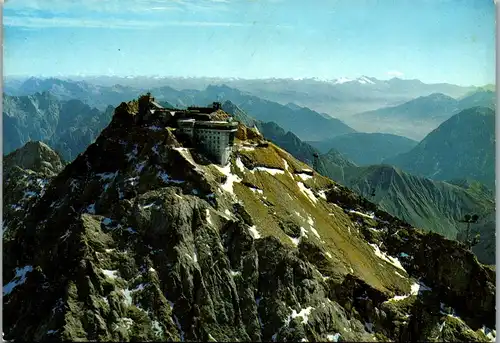 4268 - Tirol , Österreichische Zugspitzgipfelstation mit Grossrestaurant - nicht gelaufen