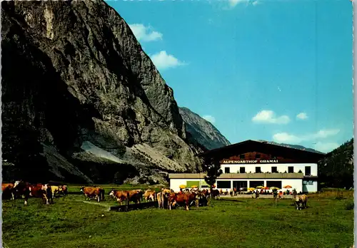 4271 - Tirol , Alpengasthof Gramai im Falzthurntal , Karwendelgebirge - nicht gelaufen