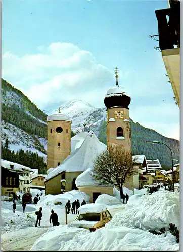 4272 - Tirol , St. Anton am Arlberg , Pfarrkirche - gelaufen