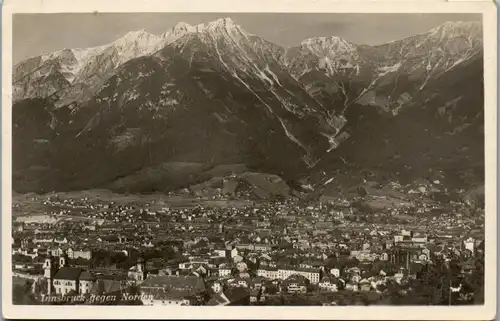 4285 - Tirol , Innsbruck gegen Norden - gelaufen 1942