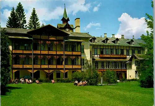 4297 - Bad Ischl , Kur und Erholungsheim der OÖ Gebietskrankenkasse , Salzkammergut - gelaufen 1977