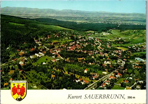 4335 - Sauerbrunn mit Neudörfl , Wiener Neustadt und Hohe Wand , am Fuß des Rosalien Gebirges - nicht gelaufen