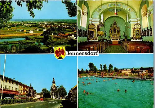 4336 - Jennersdorf , Schwimmbad - gelaufen