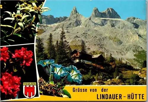 4344 - Lindauer Hütte mit 3 Türme , Rätikon , Lindauerhütte - nicht gelaufen