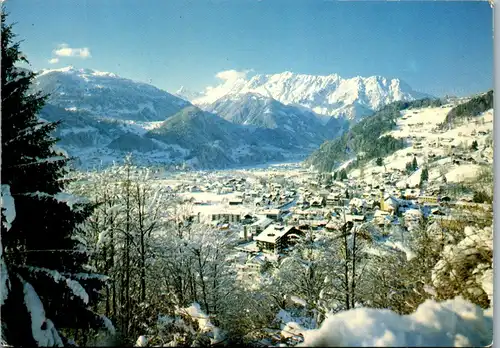 4348 - Schruns , Tschagguns mit Blick auf Vandans und Vandanser Steinwand - gelaufen 1983