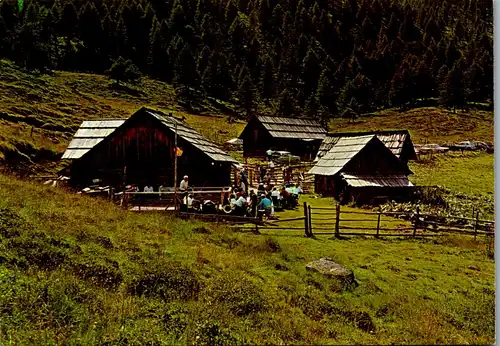 4365 - Kohlweißhütte , Wiesneralm , Jausenstation - gelaufen 1983