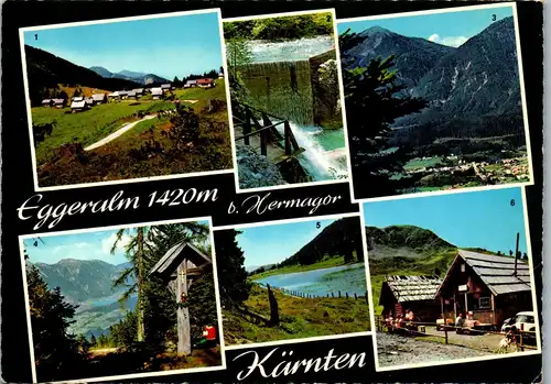 4369 - Hermagor im Gailtal , Eggeralm - gelaufen 1978