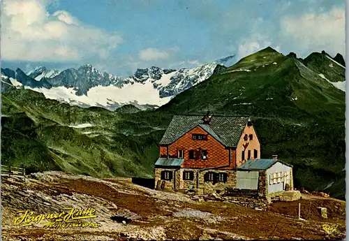 4379 - Hagenerhütte , gegen Ankogelgruppe , Hagener Hütte - nicht gelaufen