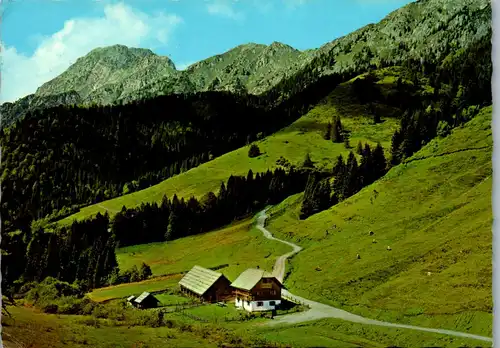 4382 - Almwirtschaft Möselalm mit Reißkofel - gelaufen 1980