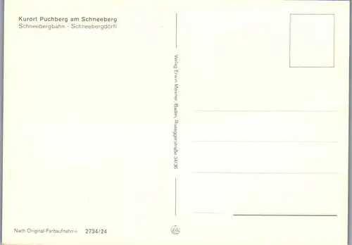 4403 - Puchberg am Schneeberg , Schneebergbahn , Schneebergdörfl - nicht gelaufen