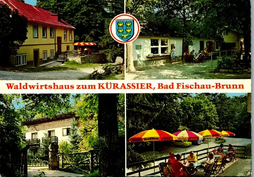 4415 - Bad Fischau Brunn , Waldwirtshaus zum Kürassier , Familie Lauermann - nicht gelaufen