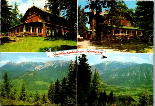 4423 - Breitenstein an Semmering , Speckbacherhütte am Kreuzberg - gelaufen 1978