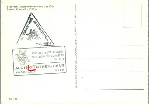 4428 - Stuhleck , Alois Günther Haus - nicht gelaufen