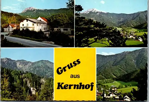 4464 - Kernhof , Göller , mit Hofalpe , Gippel - gelaufen 1977