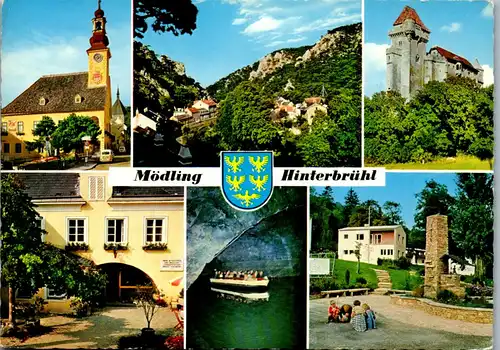 4473 - Mödling , Hinterbrühl , Seegrotte , Höldrichs Mühle , Burg Lichtenstein - nicht gelaufen