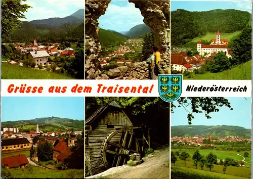 4489 - Traisental , Türnitz , Hohenberg , Lilienfeld , Traisen , Wilhelmsburg , Mühle - nicht gelaufen