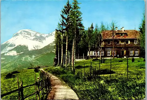 4497 - Speckbacherhütte am Kreuzberg , Ausblick gegen die Rax - gelaufen 1975