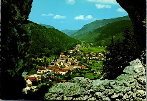 4501 - Hohenberg , Ausblick von der Ruine gegen Reisalpe - nicht gelaufen