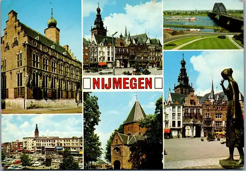4517 - Nijmegen , Mehrbildkarte - gelaufen 1981