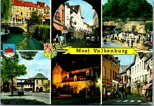 4518 - Mooi Valkenburg , Mehrbildkarte - gelaufen 1978