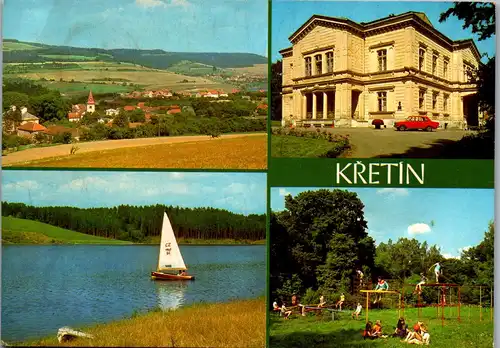4533 - Kretin , okres Blansko , Mehrbildkarte - gelaufen 1993