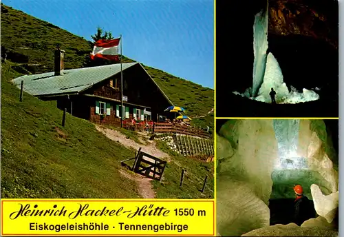 4549 - Salzburg - Heinrich Hackelhütte am Tennengebirge , Eiskogeleishöhle - nicht gelaufen