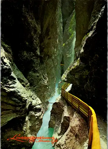 4556 - Salzburg - St. Johann im Pongau , Liechtensteinklamm - gelaufen 1981